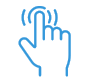 Uncomplicated one-button operation